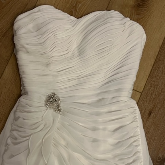 Symphony of Venus Ruched Strapless Wedding Dress - Picture 5 of 11